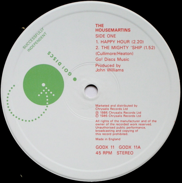 The Housemartins - Happy Hour | Go! Discs (GODX 11) - 3 The Housemartins - Happy Hour | Go! Discs (GODX 11) - 3