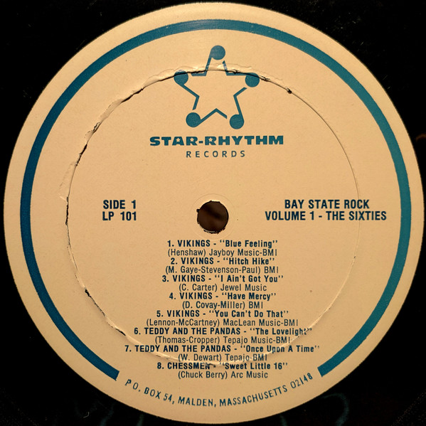 Various - Bay State Rock Volume 1: The Sixties (An Anthology Of Massachusetts Rock'N'Roll) | Star Rhythm Records (LP 101) - 3 Various - Bay State Rock Volume 1: The Sixties (An Anthology Of Massachusetts Rock'N'Roll) | Star Rhythm Records (LP 101) - 3