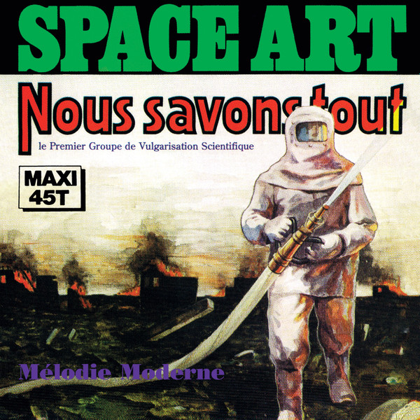 Space Art - Nous Savons Tout / Mélodie Moderne | Dark Entries (DE-124) - main Space Art - Nous Savons Tout / Mélodie Moderne | Dark Entries (DE-124) - main