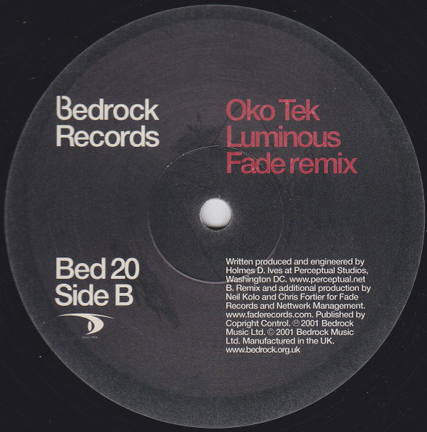 Oko Tek - Luminous | Bedrock Records (BED 20) - 4