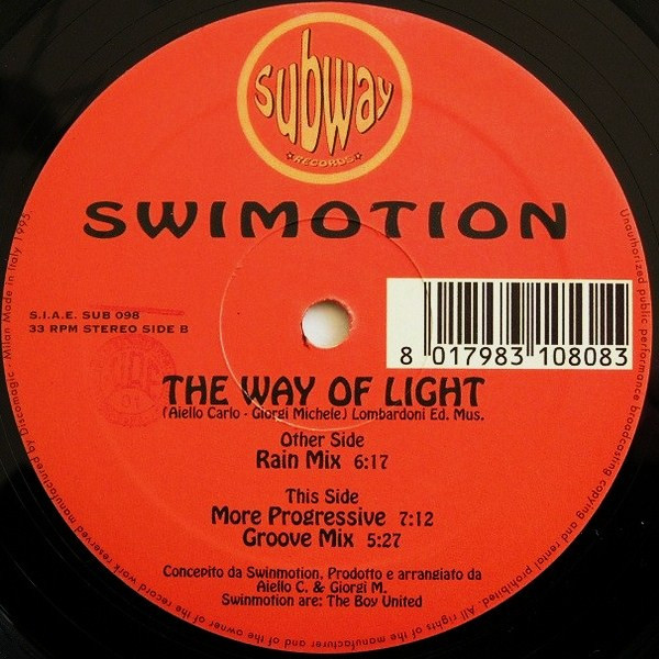 Swimotion - The Way Of Light | Subway Records (SUB 098)