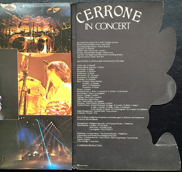 Cerrone - In Concert | Malligator (773.809) - 3