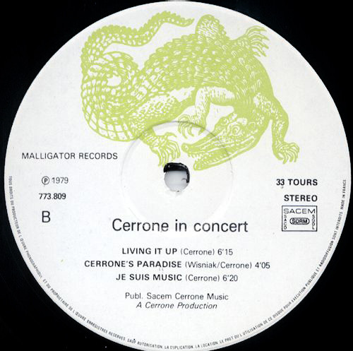 Cerrone - In Concert | Malligator (773.809) - 5