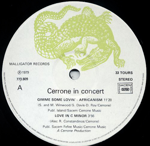 Cerrone - In Concert | Malligator (773.809) - 4