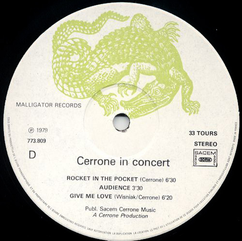 Cerrone - In Concert | Malligator (773.809) - 7