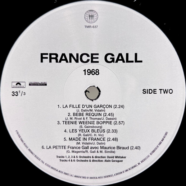 France Gall - 1968 [Vinyl] | Third Man Records (TMR-637) - 4
