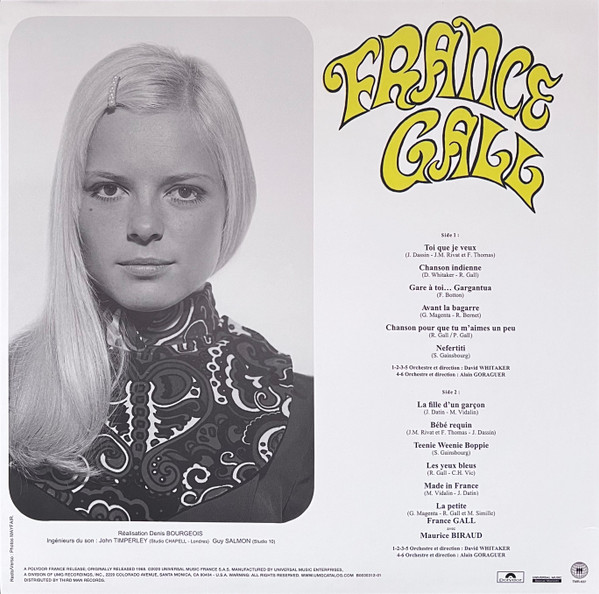 France Gall - 1968 [Vinyl] | Third Man Records (TMR-637) - 2