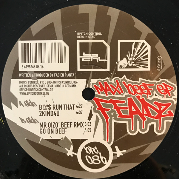 Feadz - Maxi Beef EP | BPitch Control (BPC 086) - 2