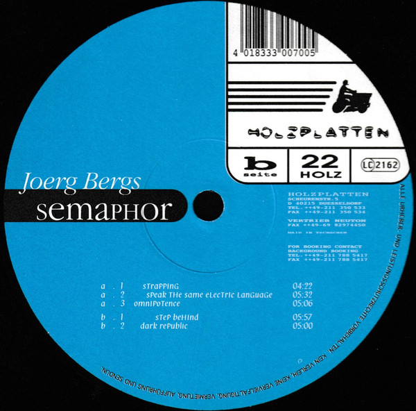 Joerg Bergs - Semaphor | Holzplatten (HOLZ 22)