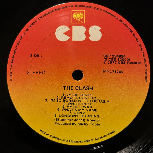The Clash - The Clash | CBS (SBP 234994) - 3