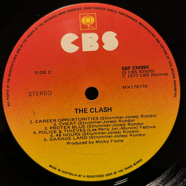 The Clash - The Clash | CBS (SBP 234994) - 4