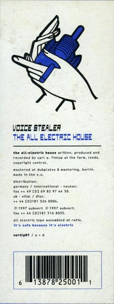 Voice Stealer - The All Electric House | Subvert (vertlp01) - 2 Voice Stealer - The All Electric House | Subvert (vertlp01) - 2