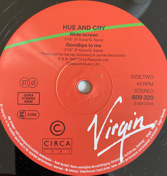 Hue & Cry - Labour Of Love | Virgin (609 320-213) - 4