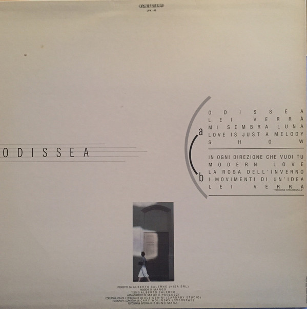 Mango - Odissea | Fonit Cetra (LPX 149) - main