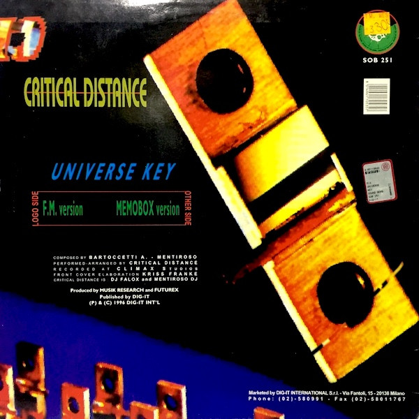 Critical Distance - Universe Key | S.O.B. (Sound Of The Bomb) (SOB 251) - 2