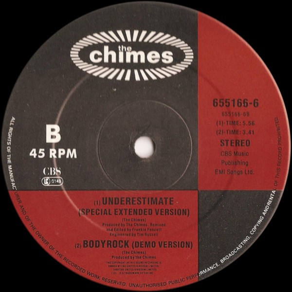 The Chimes - 1-2-3 (Raw Mix) | CBS (655166 6) - 4