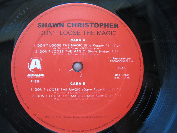 Shawn Christopher - Don't Lose The Magic | Arcade Music Company (71-526) - 3 Shawn Christopher - Don't Lose The Magic | Arcade Music Company (71-526) - 3