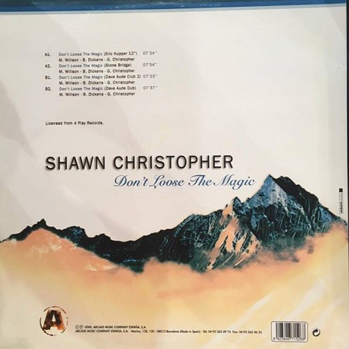Shawn Christopher - Don't Lose The Magic | Arcade Music Company (71-526) - 2 Shawn Christopher - Don't Lose The Magic | Arcade Music Company (71-526) - 2