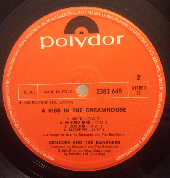 Siouxsie & The Banshees - A Kiss In The Dreamhouse | Polydor (2383 648) - 4