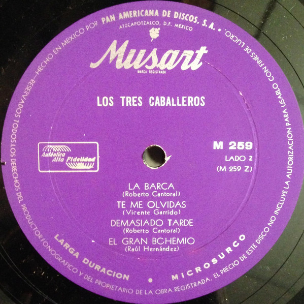 Los Tres Caballeros - Los Tres Caballeros | Musart (M 259) - 4 Los Tres Caballeros - Los Tres Caballeros | Musart (M 259) - 4