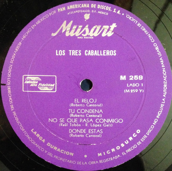 Los Tres Caballeros - Los Tres Caballeros | Musart (M 259) - 3 Los Tres Caballeros - Los Tres Caballeros | Musart (M 259) - 3