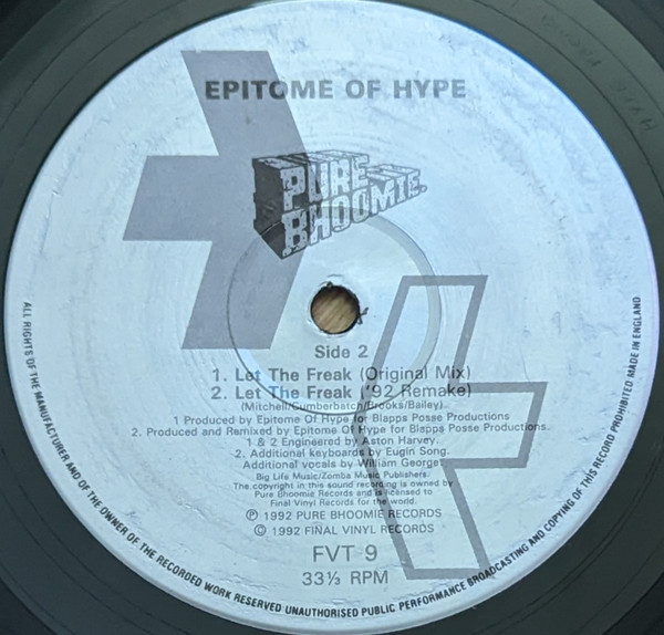 Epitome Of Hype - Let The Freak | Final Vinyl (FVT 9) - 2 Epitome Of Hype - Let The Freak | Final Vinyl (FVT 9) - 2