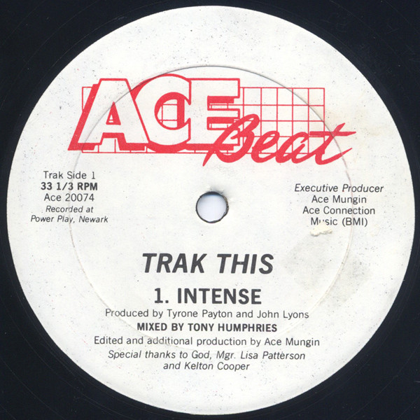 Trak This - Intense | Ace Beat Records (ACE 20074) - main