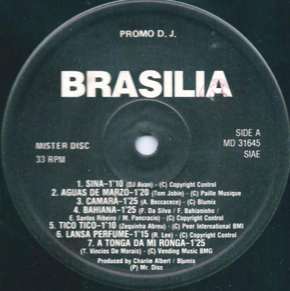 Brasilia - Carnival Megamix | Mister Disc (MD 31645) - 2 Brasilia - Carnival Megamix | Mister Disc (MD 31645) - 2