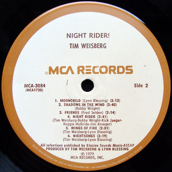 Tim Weisberg - Night-Rider! | MCA Records (MCA-3084)