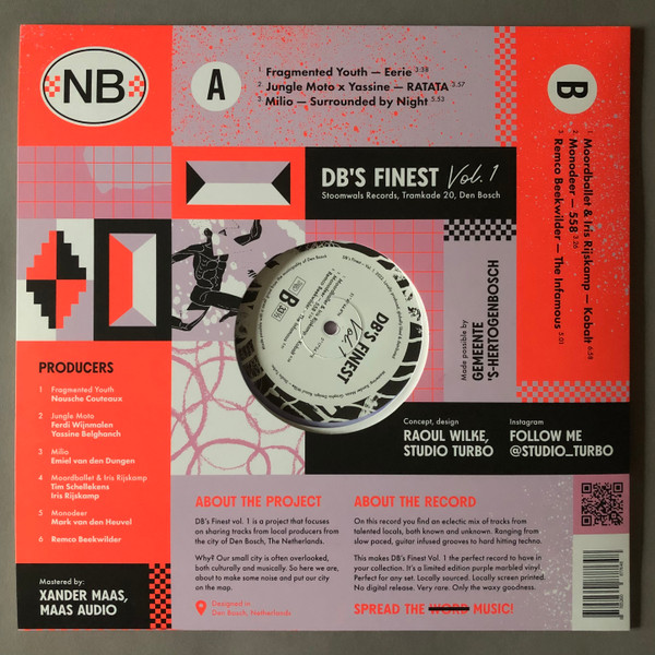Various - DB’s Finest Vol. 1 | Stoomwals Records (DB001) Various - DB’s Finest Vol. 1 | Stoomwals Records (DB001)
