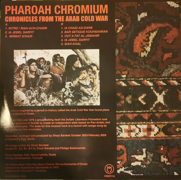 Pharoah Chromium - Chronicles from the Arab Cold War | Discrepant (CREP119) - 2