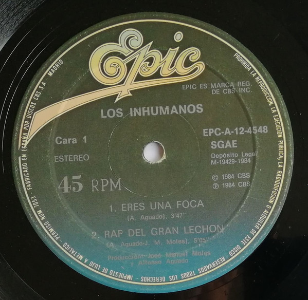 Los Inhumanos - Los Inhumanos | Epic (EPC-A-12-4548) - 3