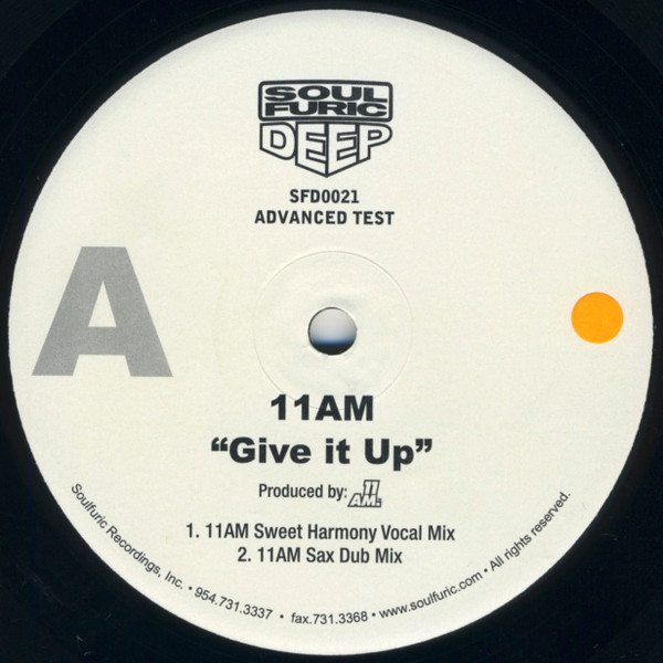 11am - Give It Up | Soulfuric Deep (SFD 0021)