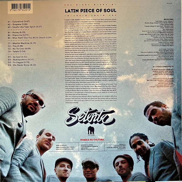 Setenta - Latin Piece Of Soul | Hot Casa Records (HC25LP) - 2