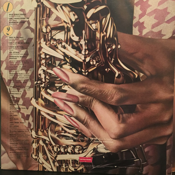 Junior Walker - Back Street Boogie | Whitfield Records (WHK 3331)