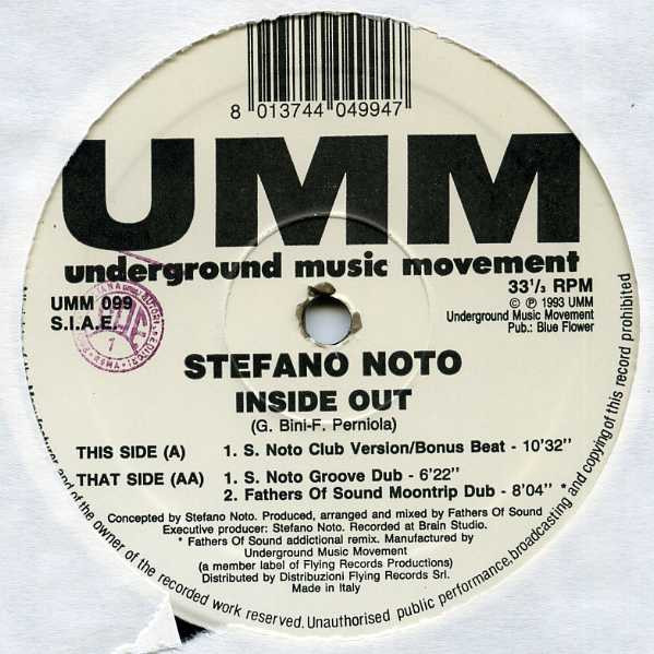 Stefano Noto - Inside Out | UMM (UMM 099)