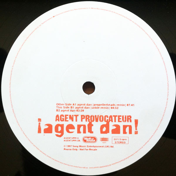 Agent Provocateur - Agent Dan | Wall Of Sound (AGENT 3PR12)