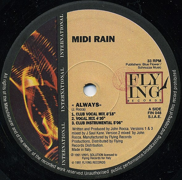 Midi Rain - Always | Flying International (FIN 048) - 3 Midi Rain - Always | Flying International (FIN 048) - 3