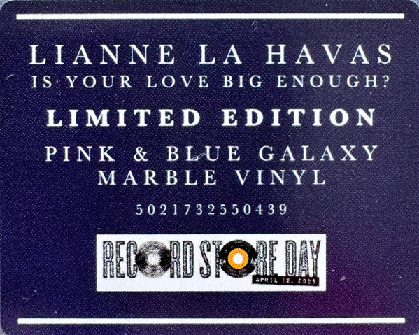 Lianne La Havas - Is Your Love Big Enough? | Warner Records (5021732550439) - 3