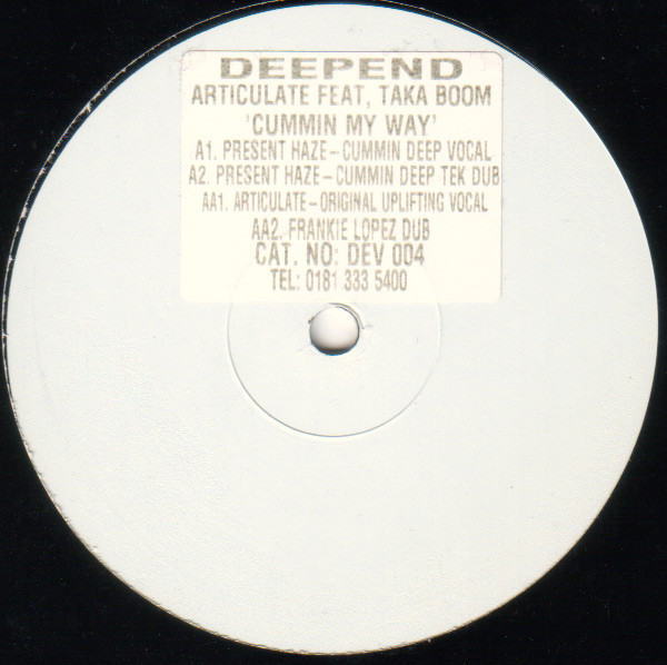 Articulate Feat. Taka Boom - Cummin My Way | DeepEnd Records (DEV 004)