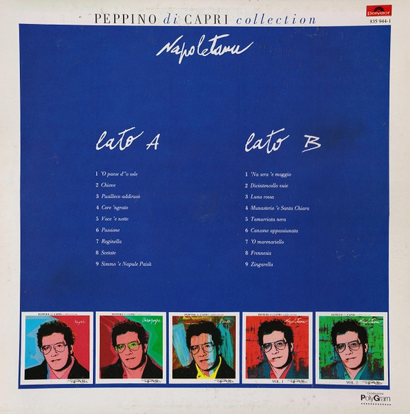 Peppino Di Capri - Peppino Di Capri Collection Napoletana Vol. 1 | Polydor (835 944-1) - 2