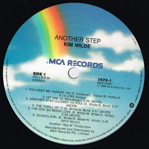 Kim Wilde - Another Step | MCA Records (3579-1) - 2