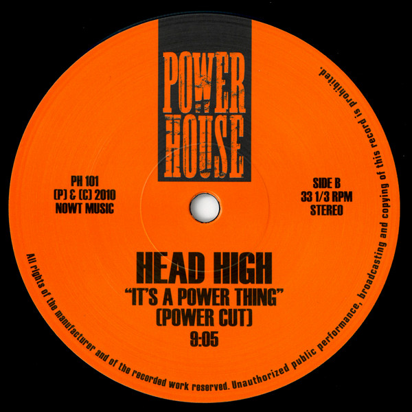 Head High - It's A Love Thing (Piano Invasion) | Power House (PH 101)