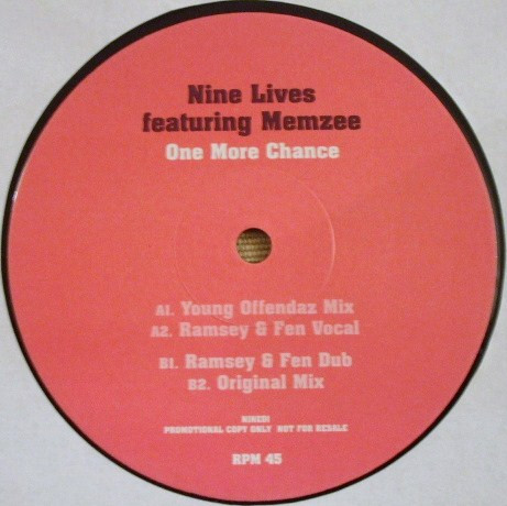 Nine Lives Featuring Memzee - One More Chance | Attitude (NINE01) - 2