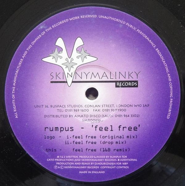 Rumpus - Feel Free | Skinnymalinky Records (SMR00696) - 2 Rumpus - Feel Free | Skinnymalinky Records (SMR00696) - 2