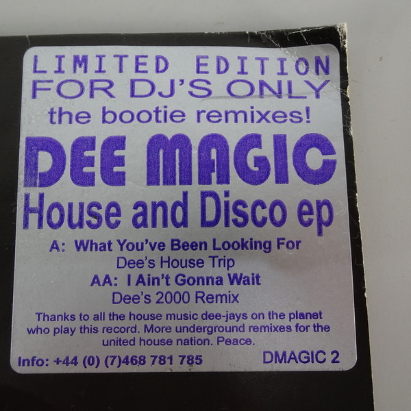 Dee Magic - House And Disco EP | Dee Magic (DMA 02) - main