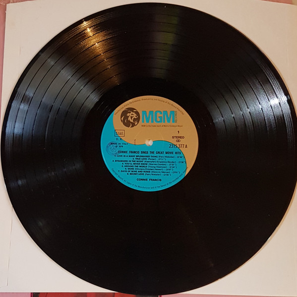 Connie Francis - Sings The Great Movie Hits | MGM Records (2315377A) - 3