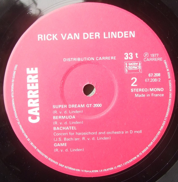 Rick van der Linden - GX 1 | Carrere (67.208) - 4
