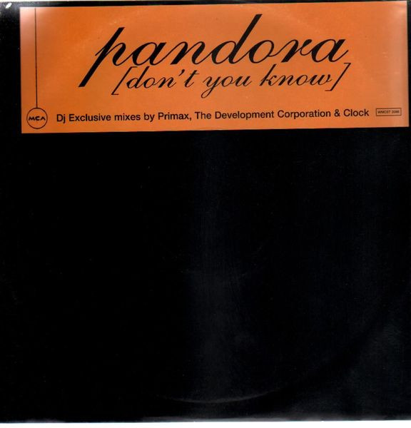 Pandora - Don't You Know | MCA Records (WMCST 2086) - 3 Pandora - Don't You Know | MCA Records (WMCST 2086) - 3