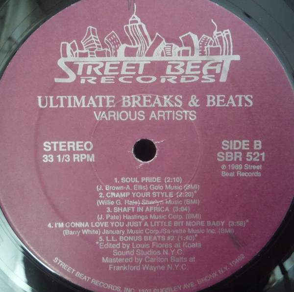 Various - Ultimate Breaks & Beats | Street Beat Records (SBR 521) - 4